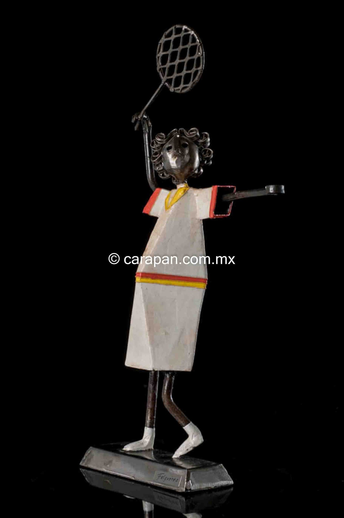 Female Tennis Player sculpture by Mexican Artist Manuel Felguerez