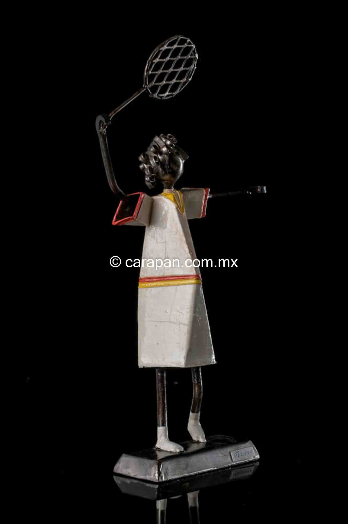 Female Tennis Player sculpture by Mexican Artist Manuel Felguerez