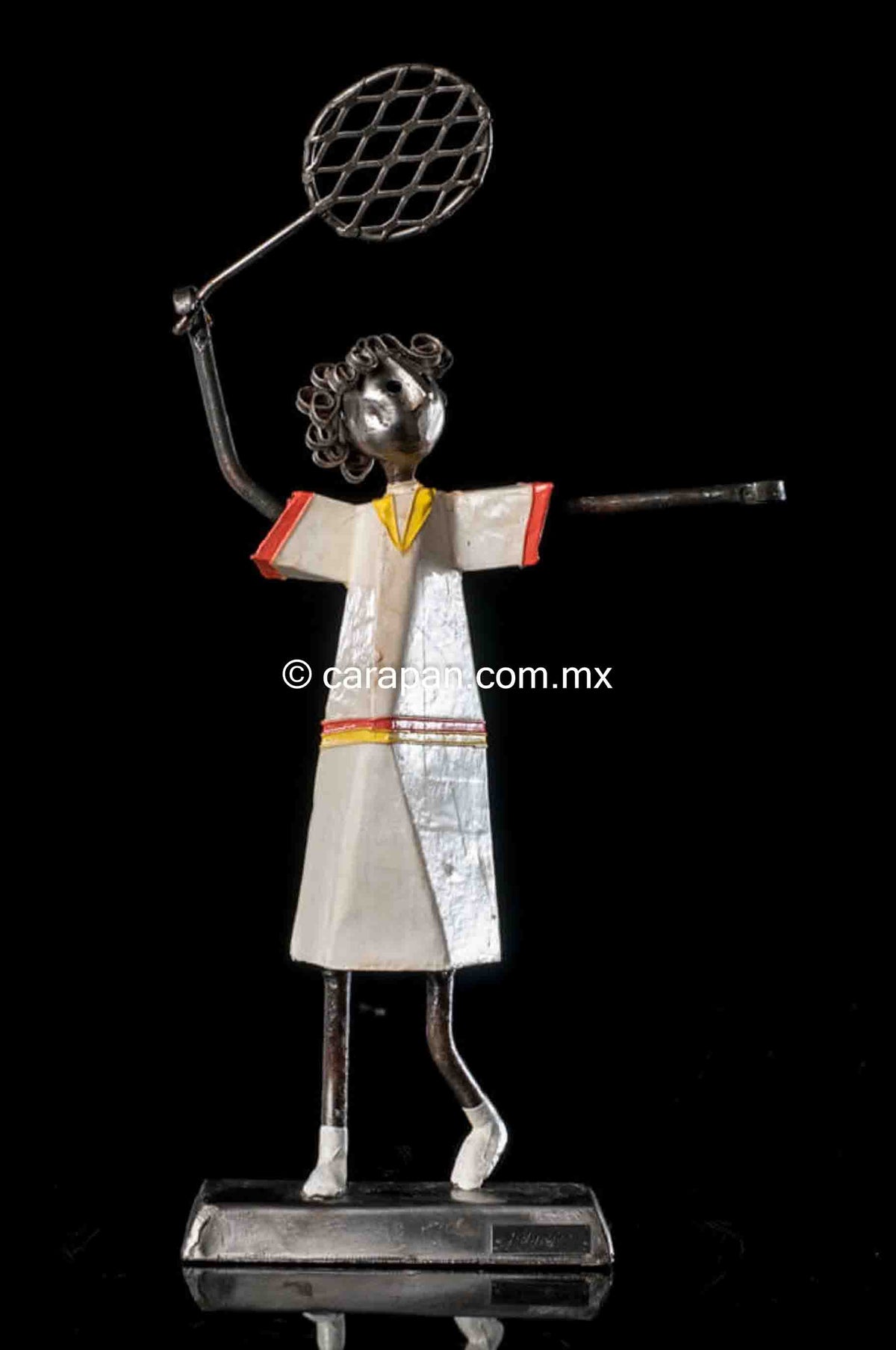 Female Tennis Player sculpture by Mexican Artist Manuel Felguerez