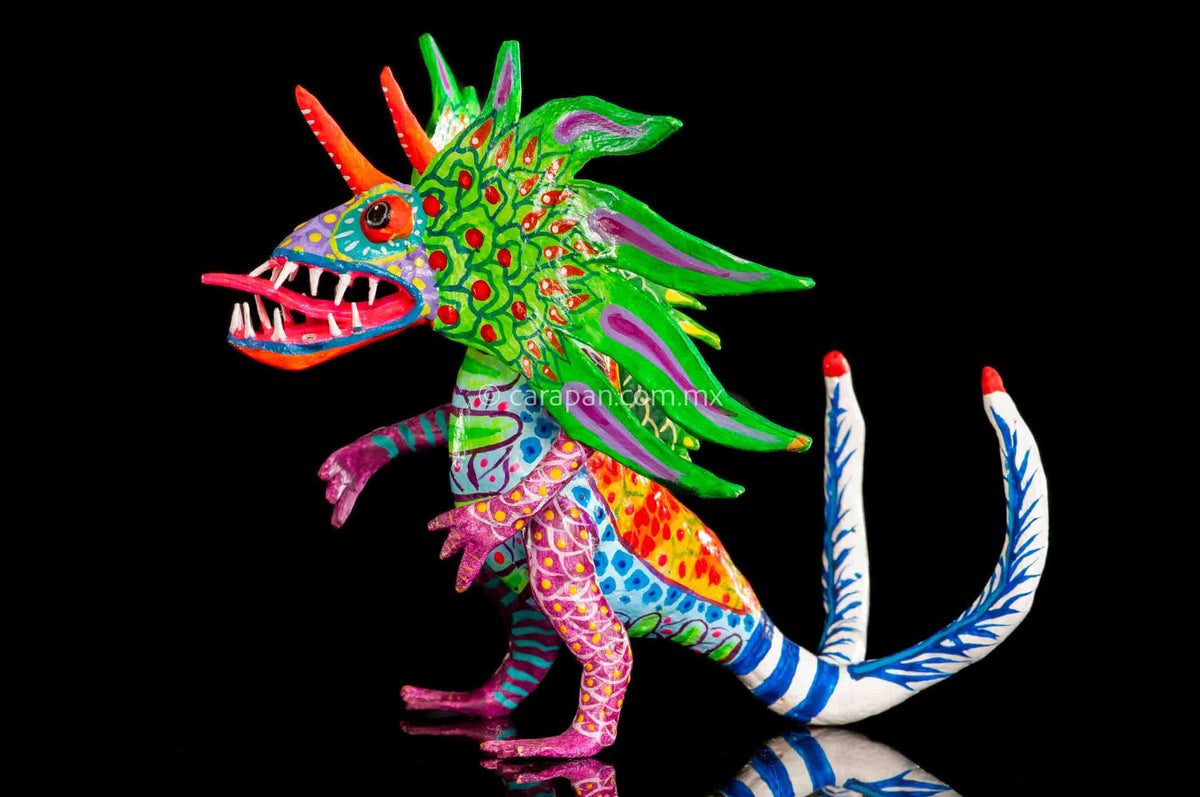 Paper Mache Alebrije Green