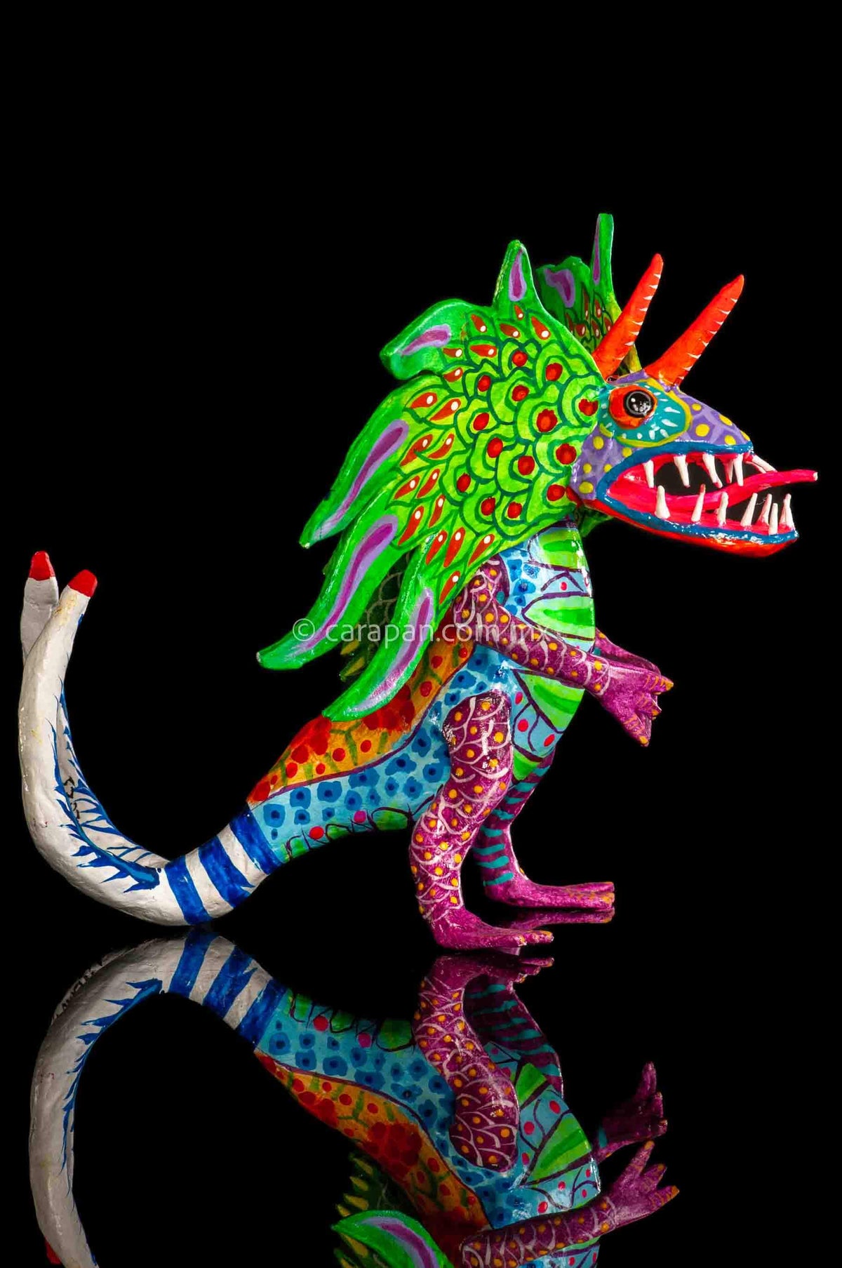 Paper Mache Alebrije Green