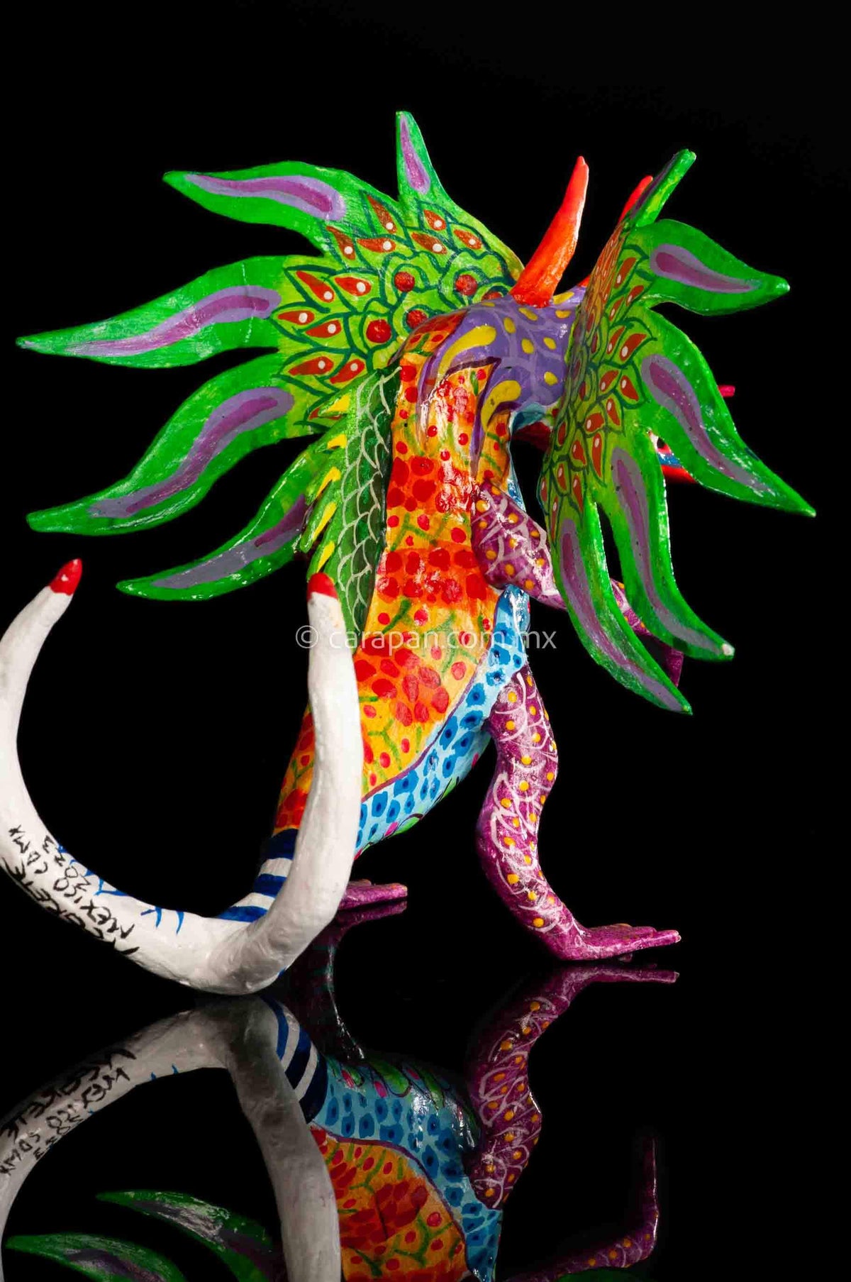 Paper Mache Alebrije Green