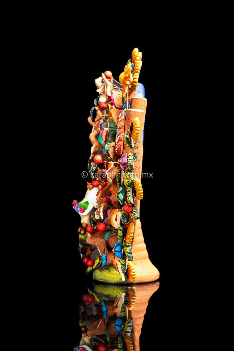 Virgin of Guadalupe Mexican Tree of Life Side
