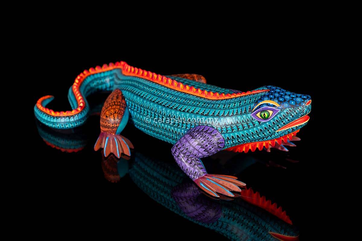 izard Wood Carving  Alebrije from Oaxaca