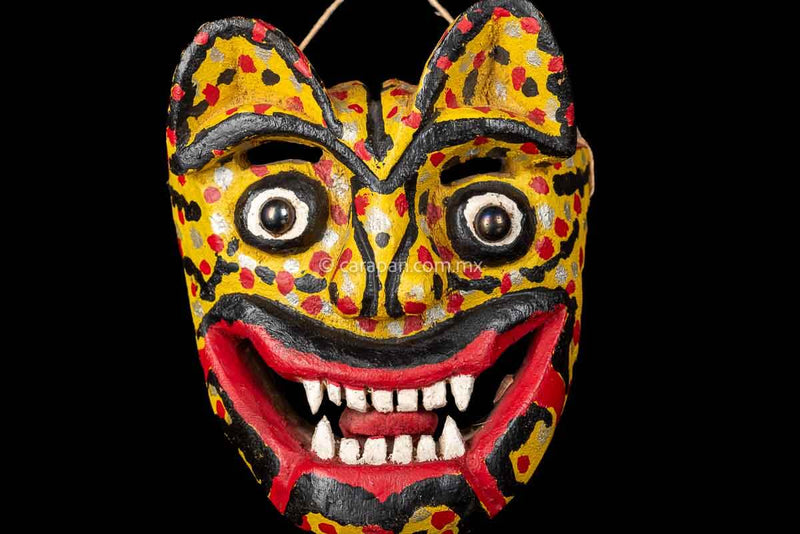 Mexican Tecuani jaguar mask