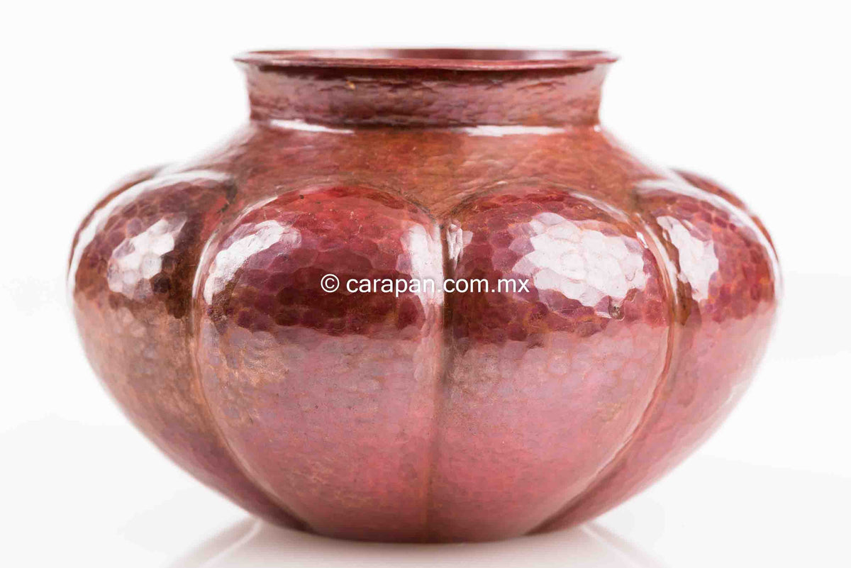 Copper pot from Michoacan Mexico