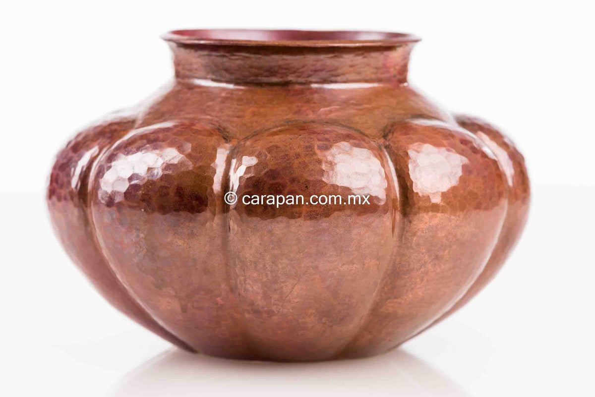Copper pot from Michoacan Mexico