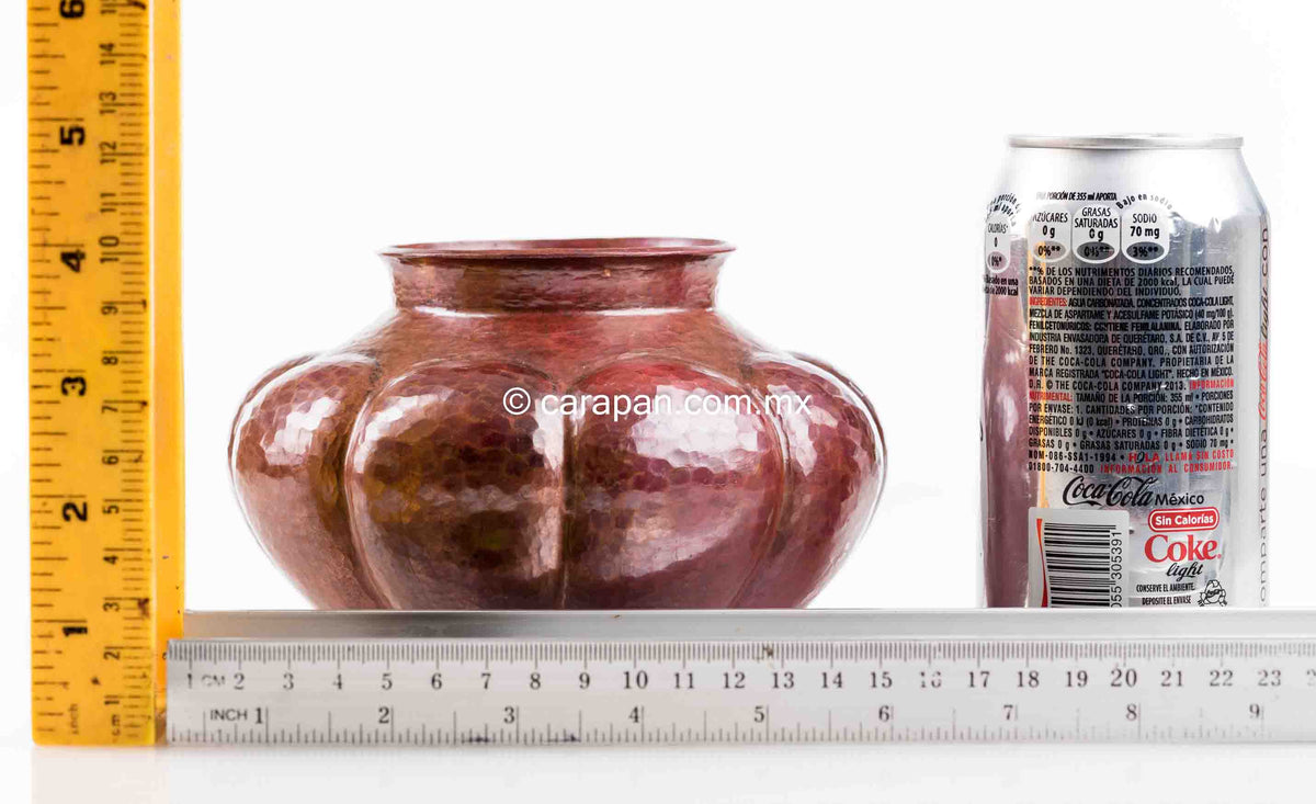 Copper pot from Michoacan Mexico