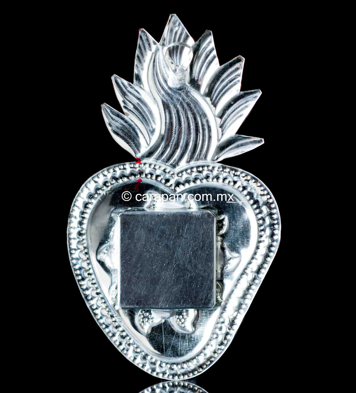 Tin heart from Oaxaca Mexico