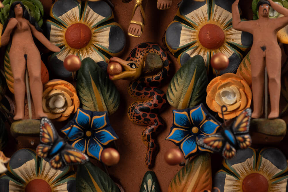 Adam-and-Eve-Mexican-Tree-of-Life-Metepec-Pottery