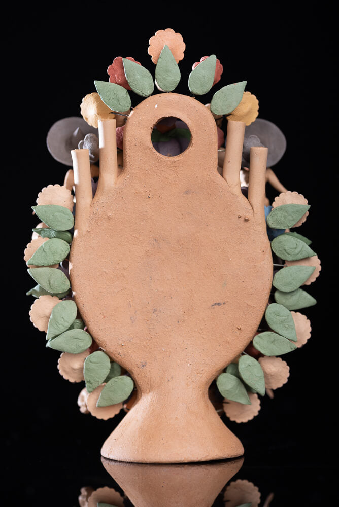 Day of the Dead Catrina Clay Tree of life Mexican Pottery from Metepec