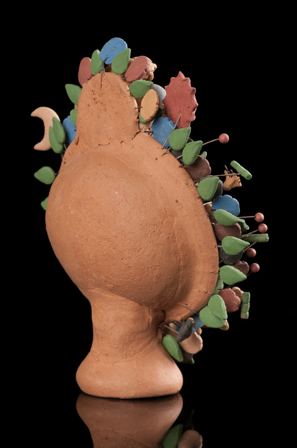 Clay tree of life from Metepec Mexico