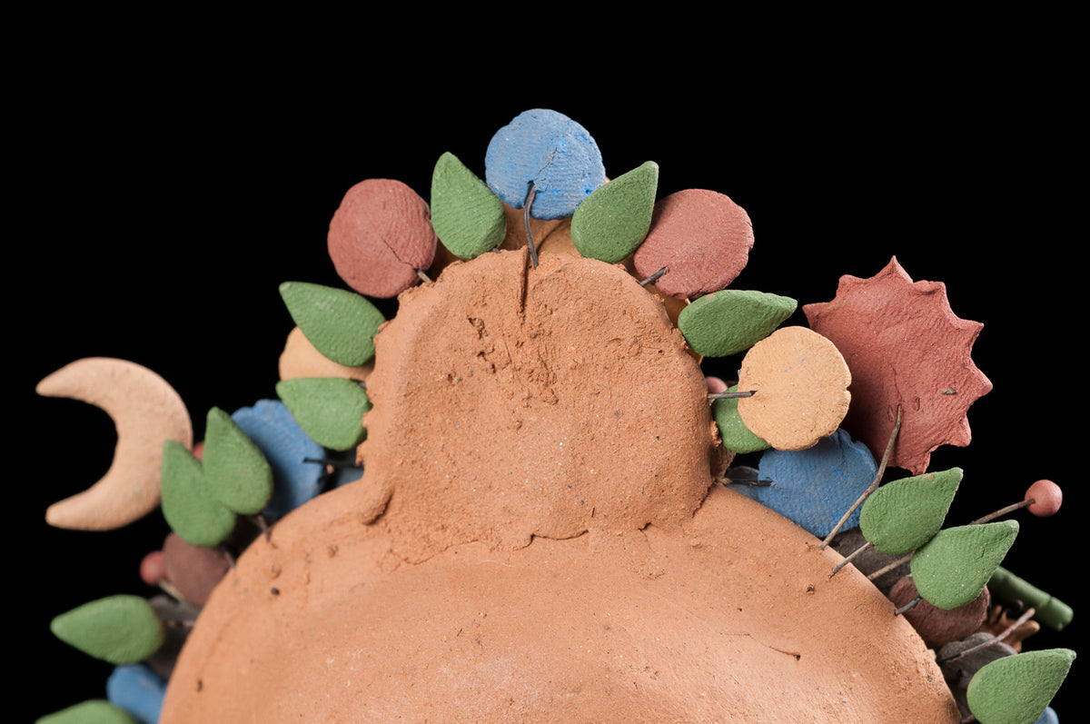 Clay tree of life from Metepec Mexico