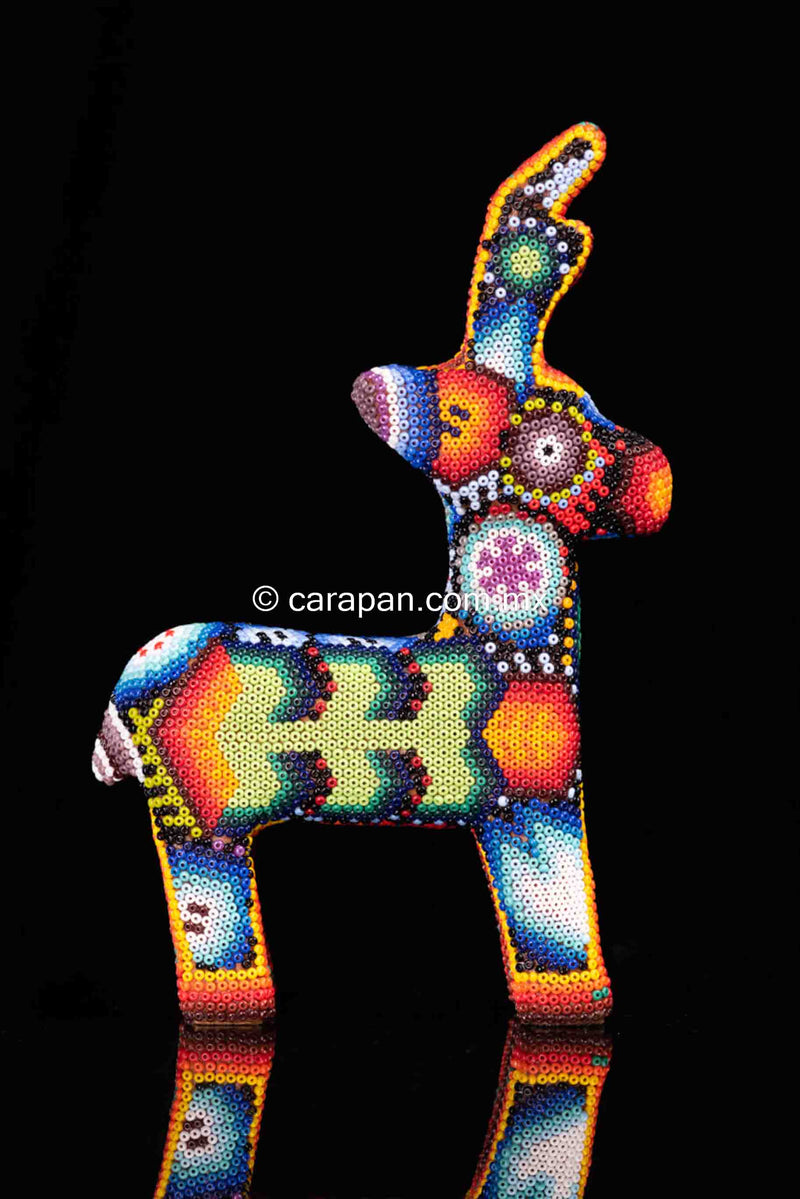 Huichol Beaded Art Deer