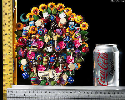 Clay tree of life from Metepec Mexico