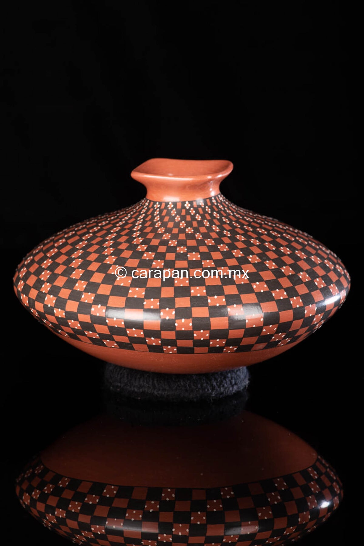 Dish Shape Mata Ortiz Ceramic Pot