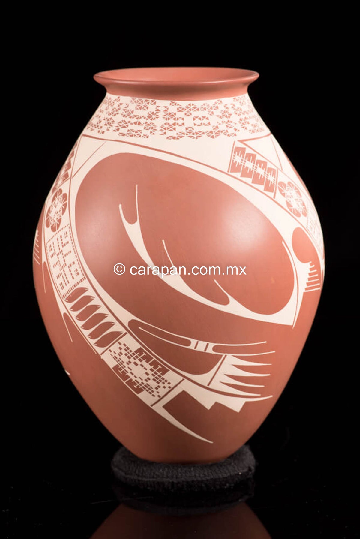 Mata-Ortiz-ceramic-pot-brown-loya-