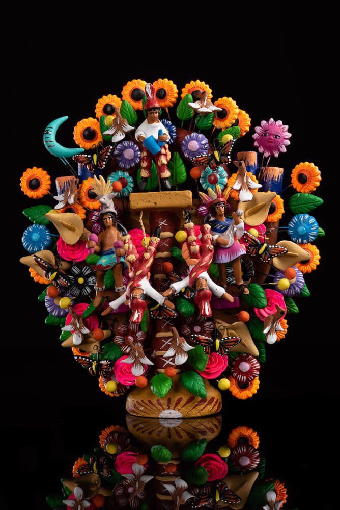 Mexican-Dances-Tree-of-Life-Metepec-Pottery