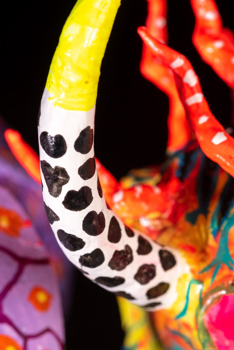 Alebrije Mexican Dragon Paper Mache Folk Art