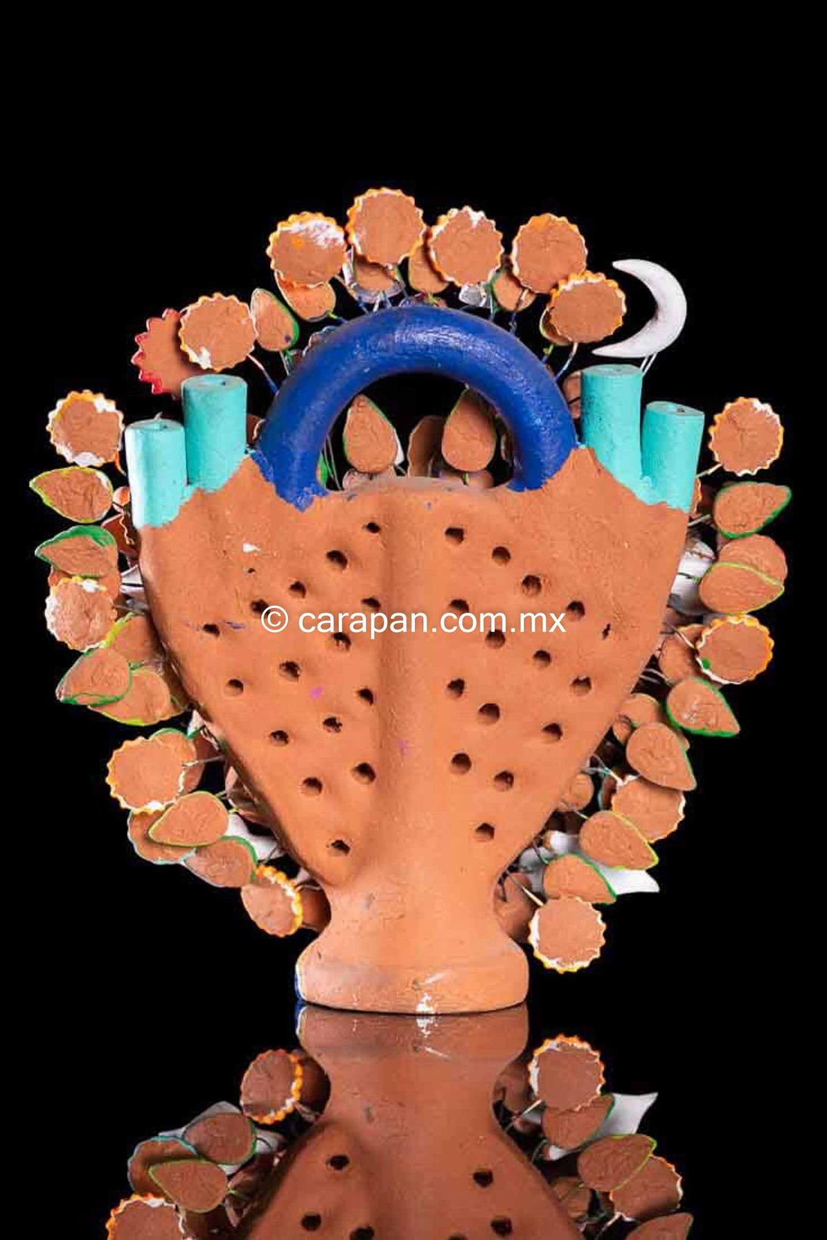 Mexican Toys Clay Tree of Life Metepec Pottery