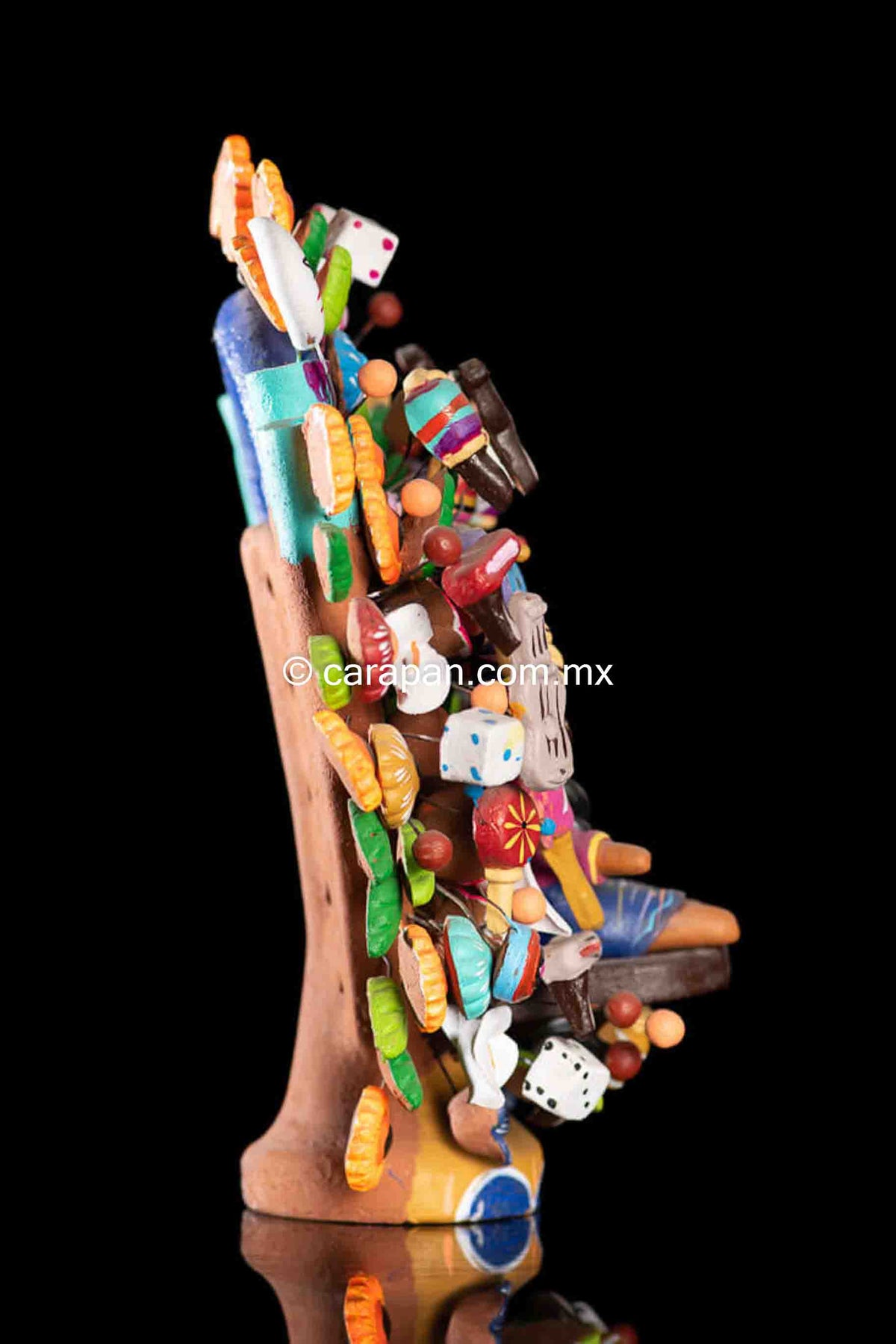 Mexican Toys Clay Tree of Life Metepec Pottery