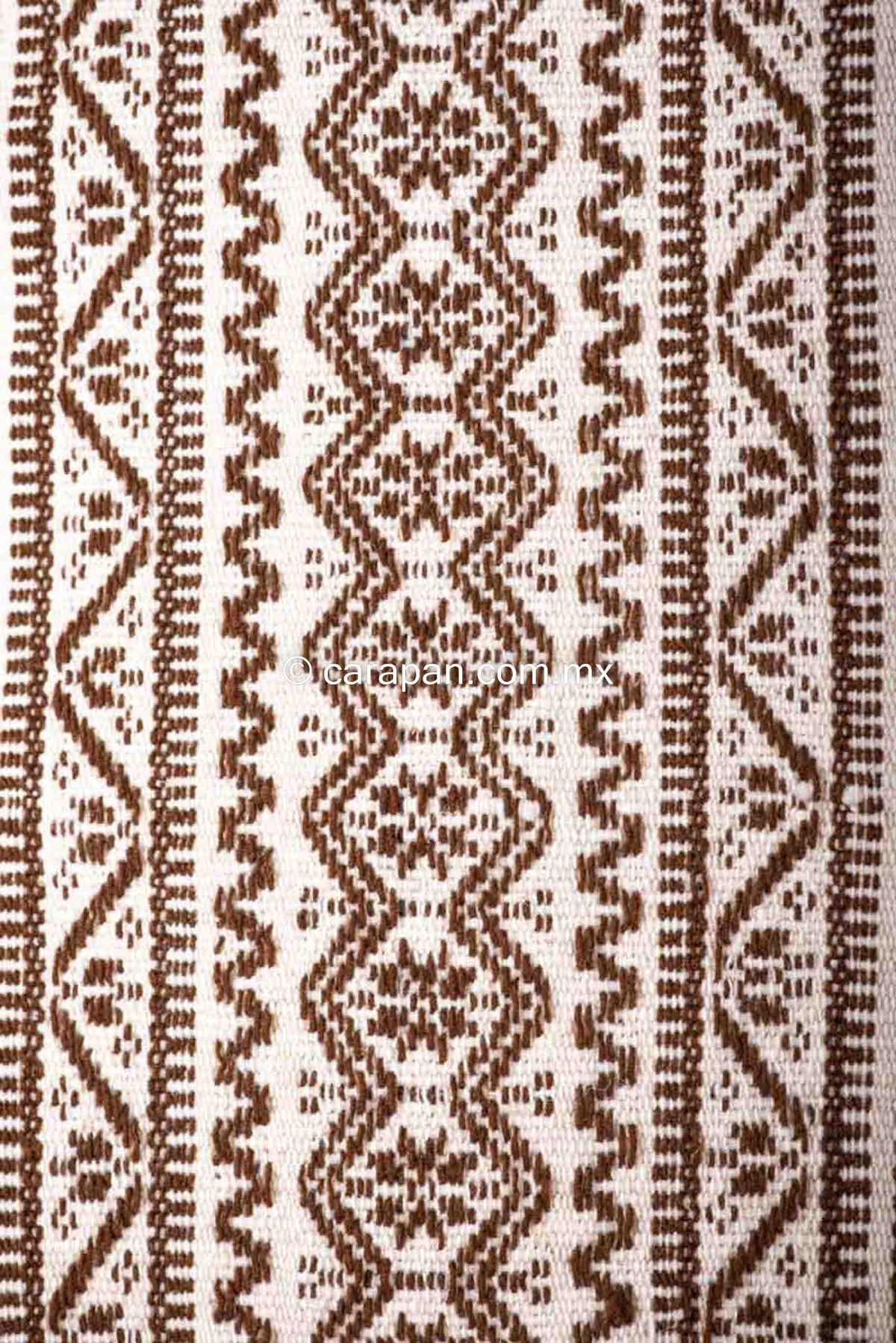 Mexican Purepecha Wool Indigenous Table Runner decorated with Stars and Geometric Pattterns