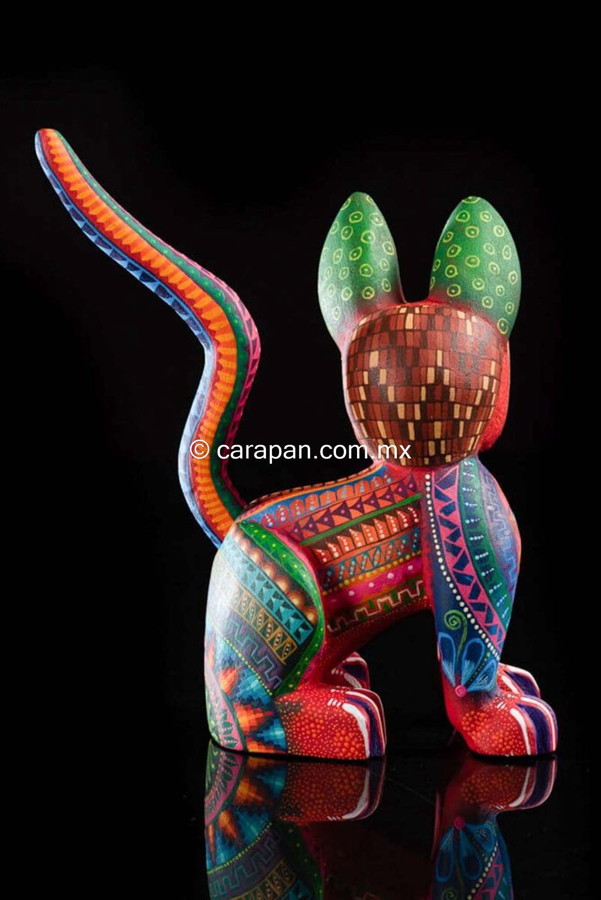 Dog Alebrije Oaxacan Wood Carving