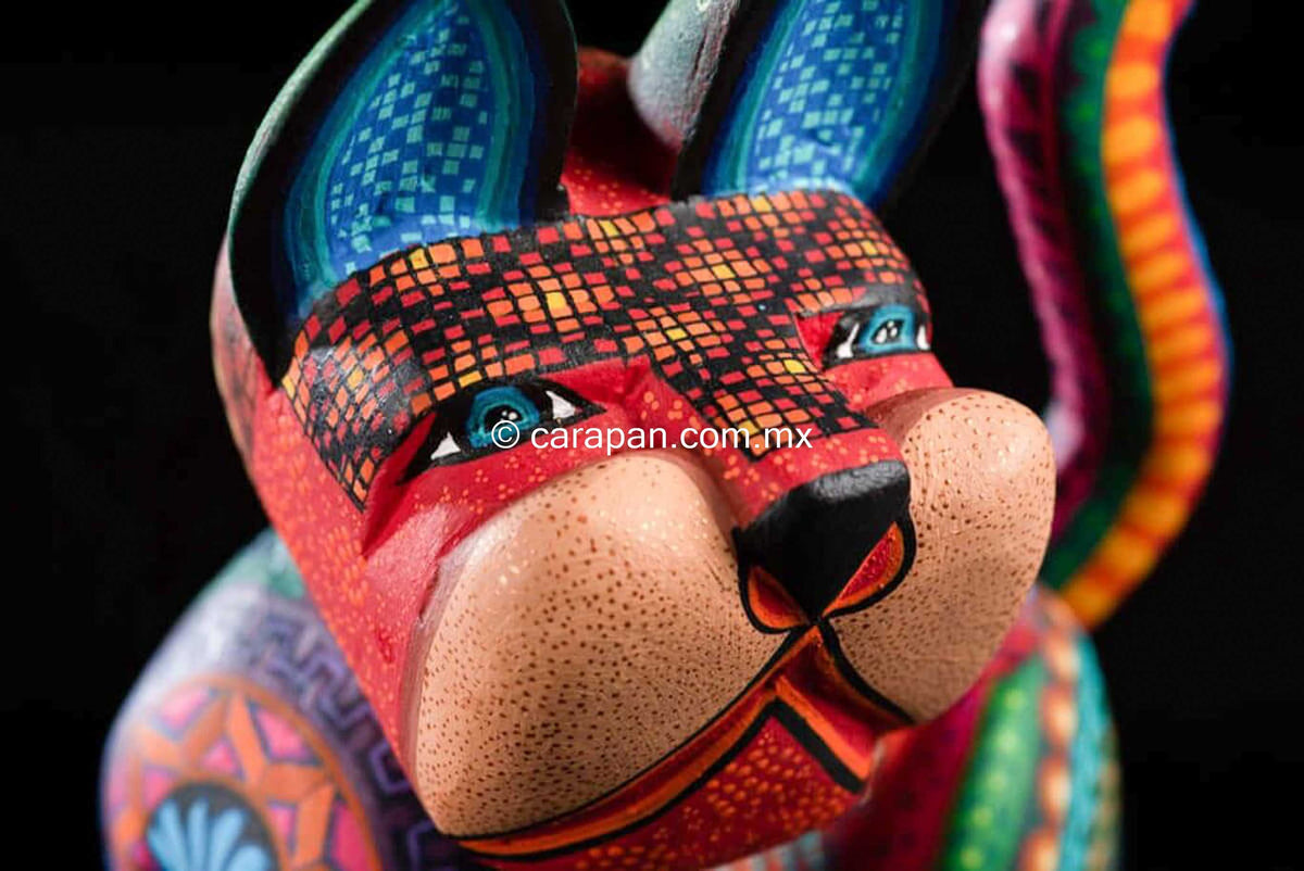 Dog Alebrije Oaxacan Wood Carving
