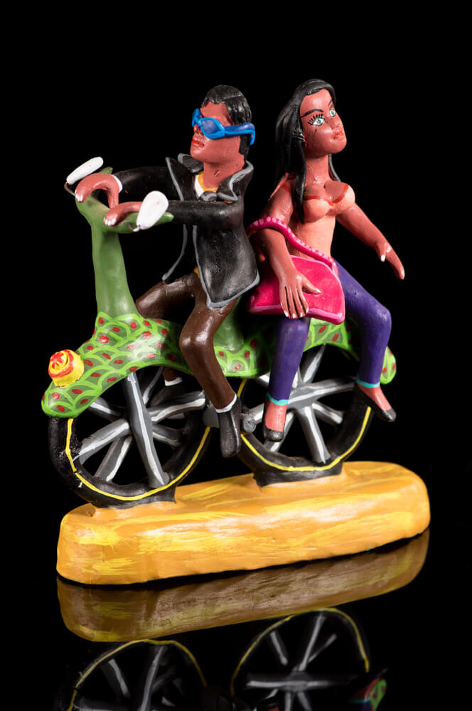 Bikers Couple Riding Partners For Life Personalized Poster