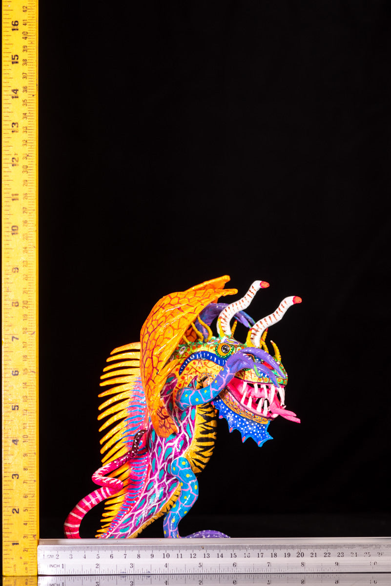 Paper Mache Alebrije with Rulers