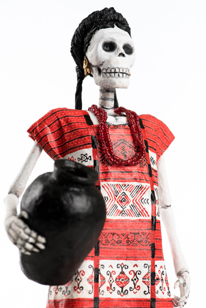 Paper-mache-day-of-the-dead-catrina-Oaxacan-costume-