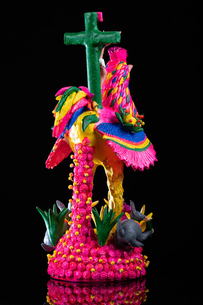 Awarded Rooster by Metepec pottery master Alfonso Soteno