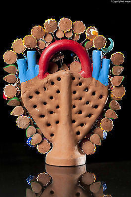 Clay tree of life from Metepec Mexico