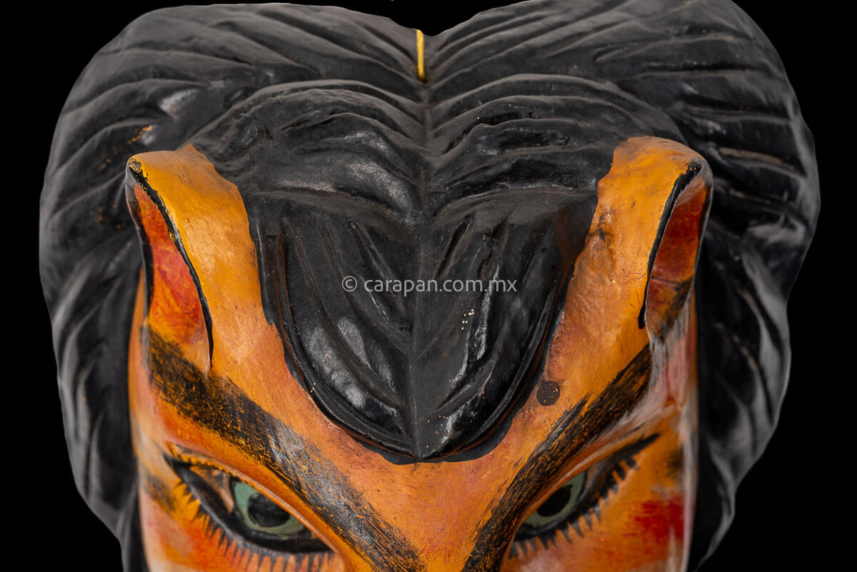 Jaguar-Lion Mask Woodcarving 