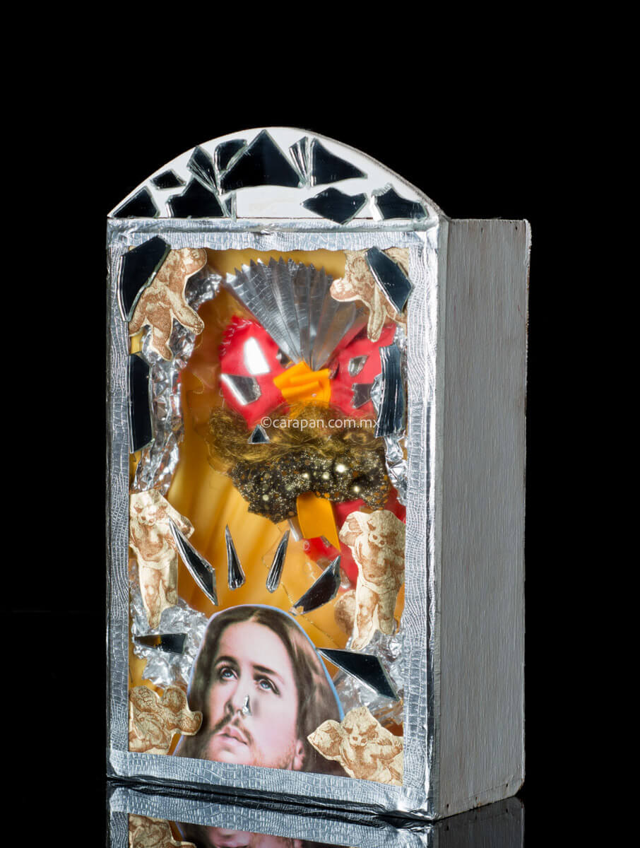 Sacred Heart of Jesus Box Kitsch Religious Art