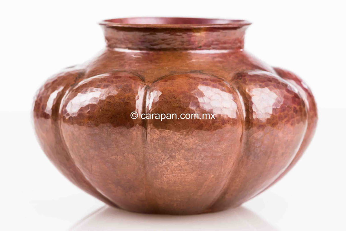 Copper pot from Michoacan Mexico