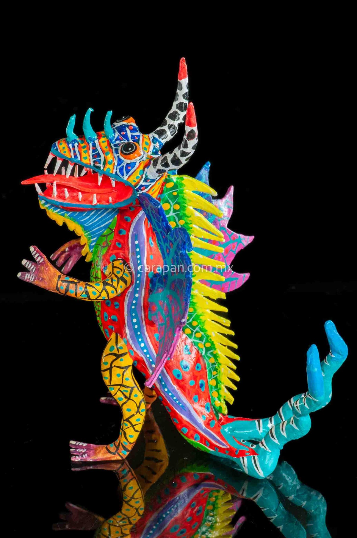 Paper Mache Alebrije Mexican dragon