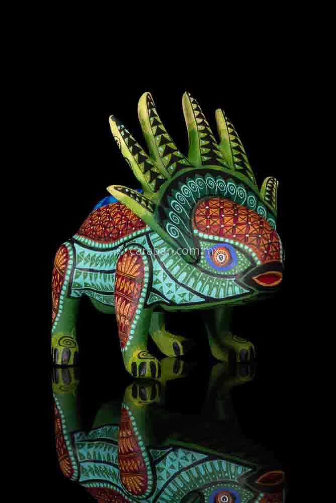 Axolotl Alebrije Oaxacan Wood Carving – CARAPAN, MEXICAN ART