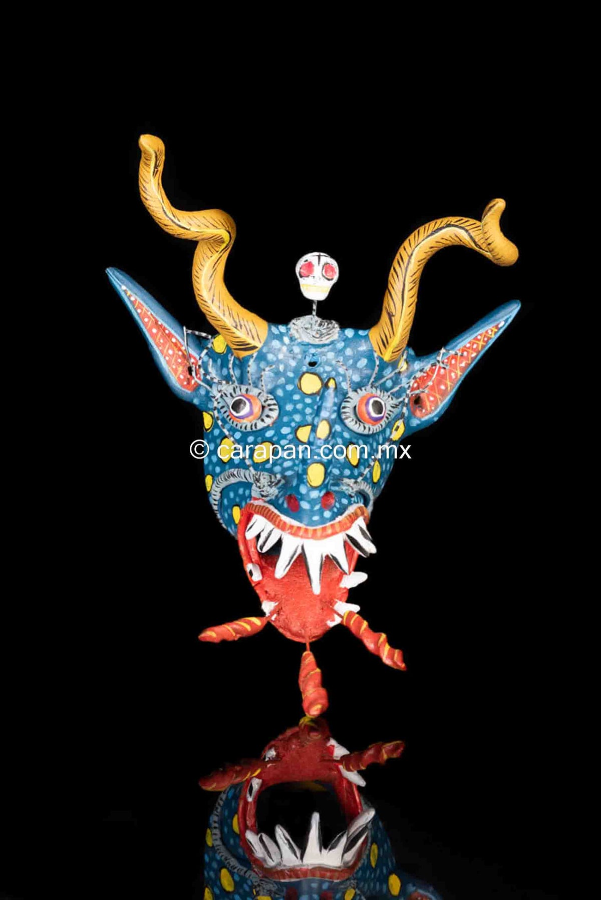 Devil Dragon Monster Clay Mask Ocumicho