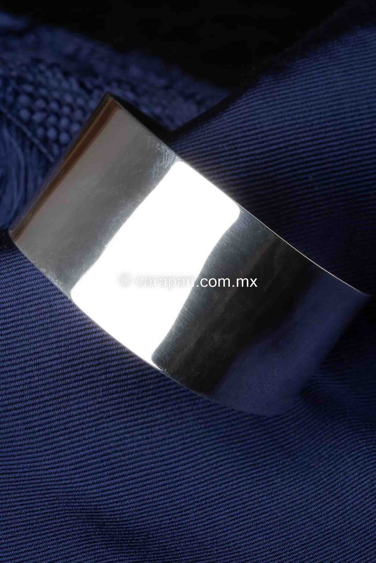 Polished Silver Cuff Bracelet