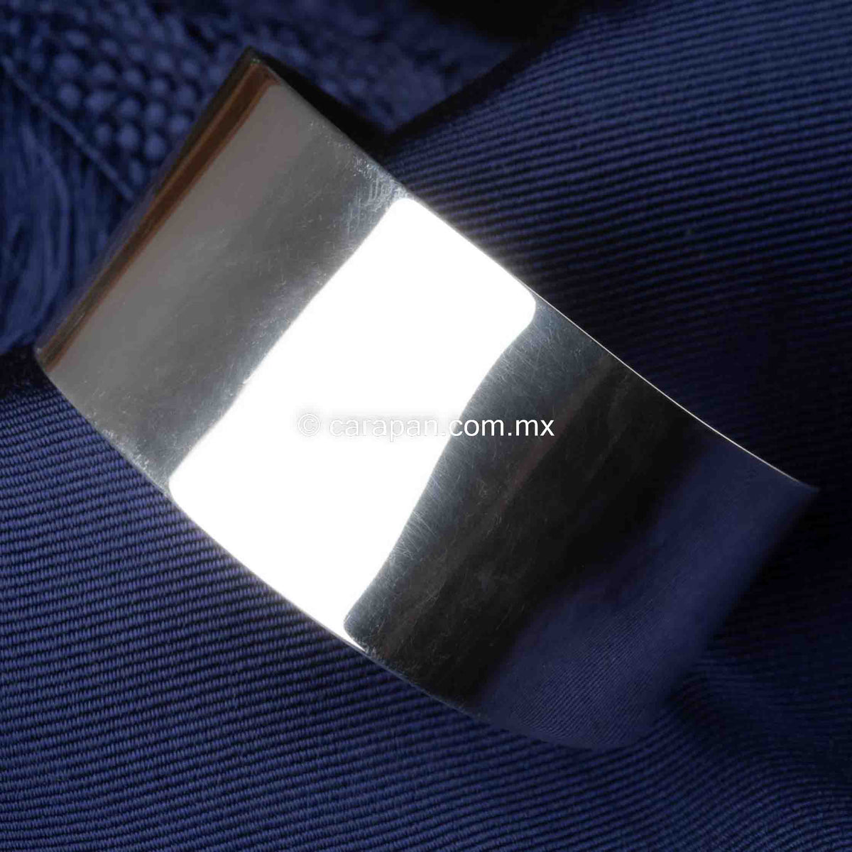 Polished Silver Cuff Bracelet