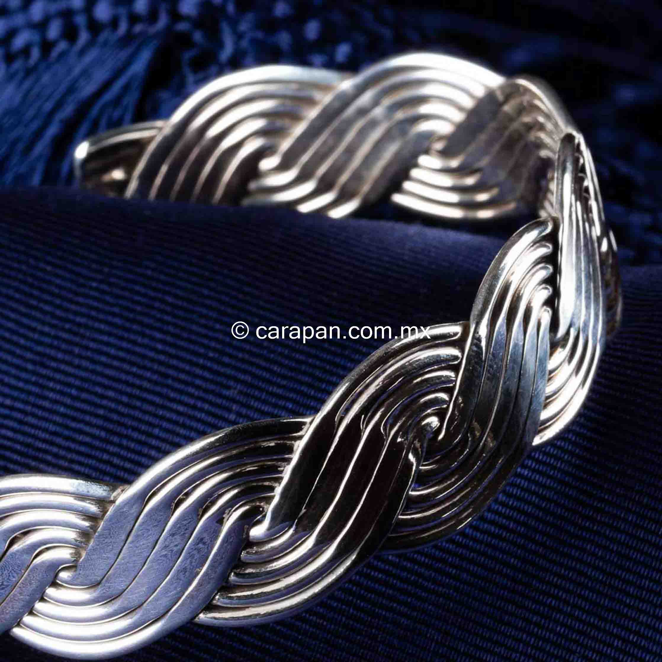 Braided Silver Bracelet Mexican Sterling From Taxco .925