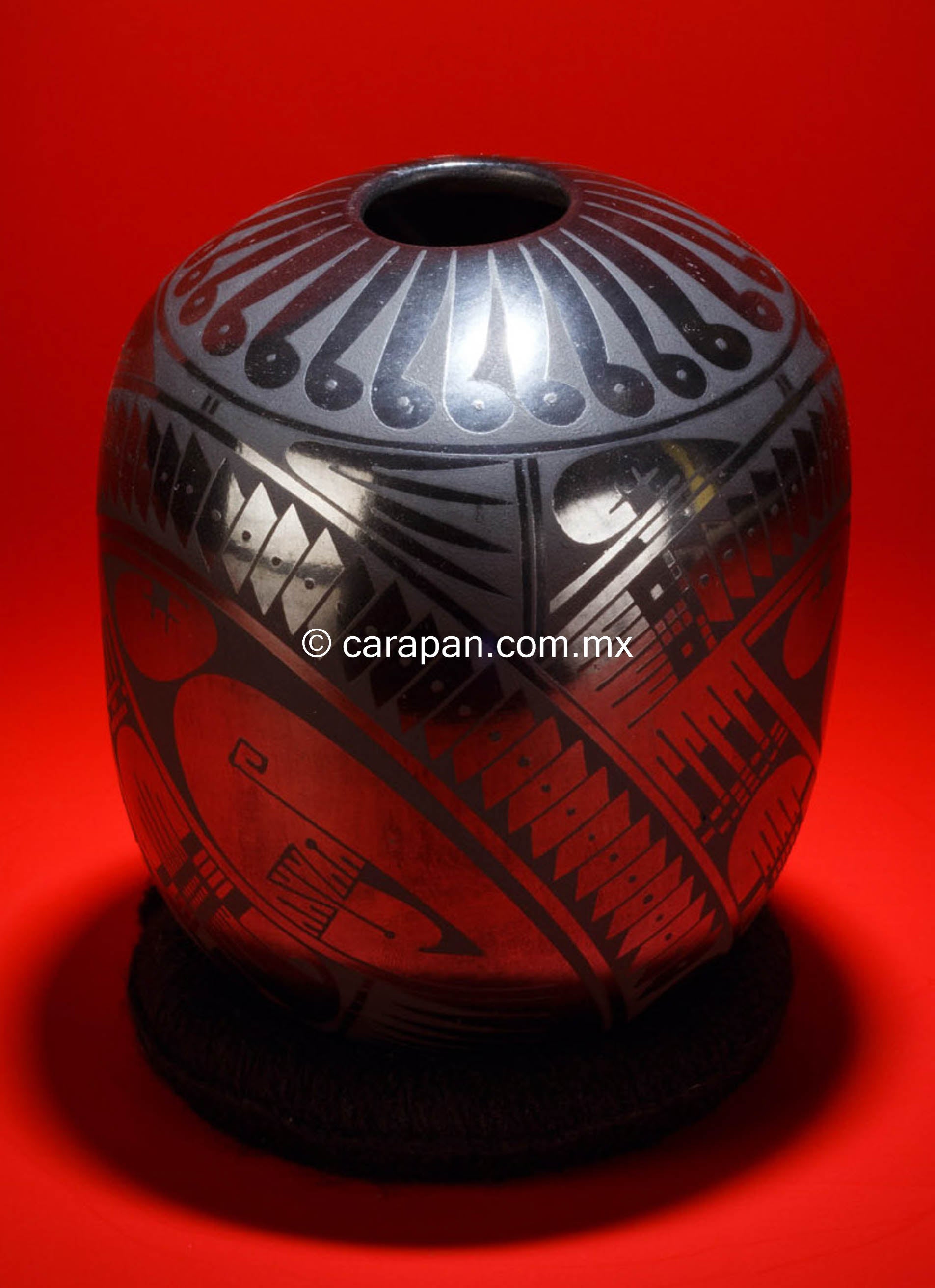 black clay pottery mexico