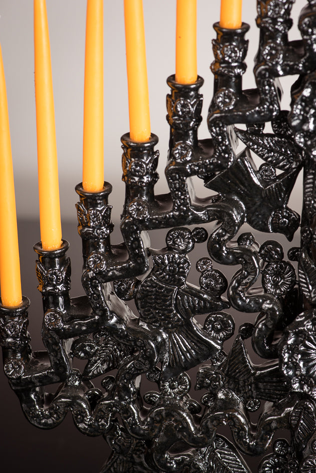 Candle holders from Michoacan Mexico