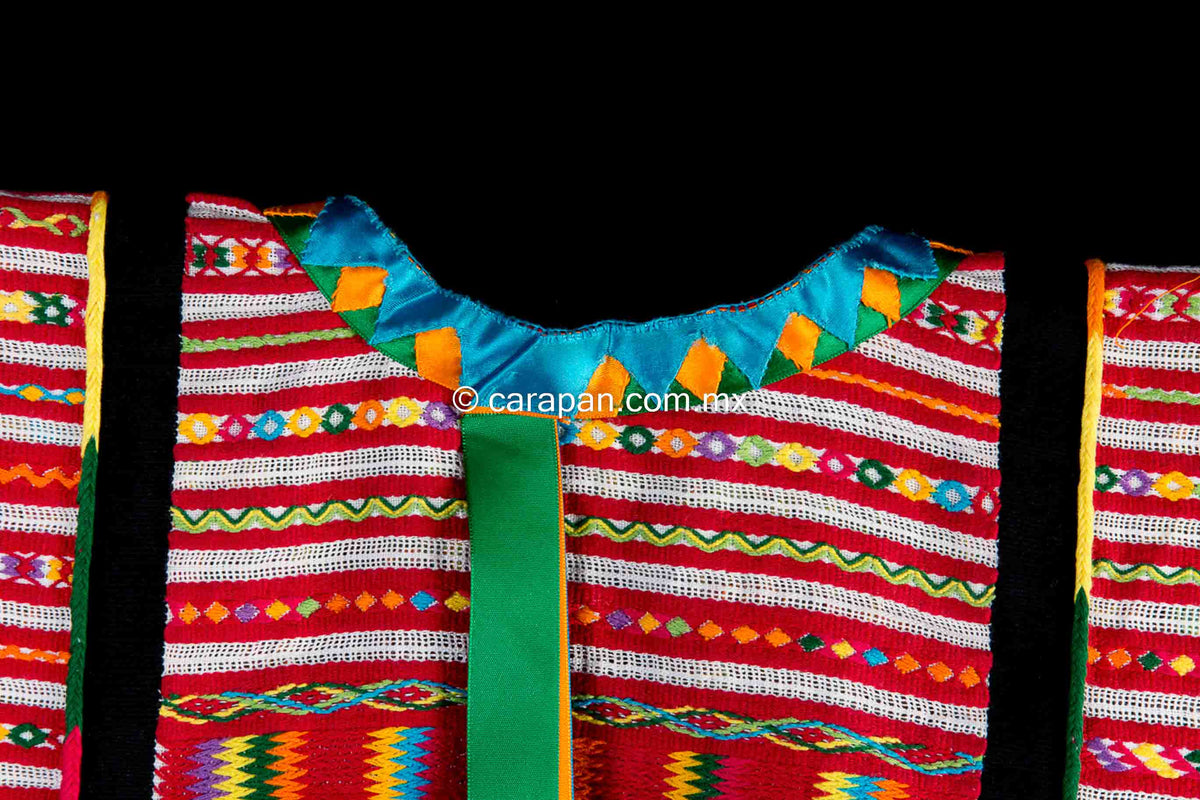 Cotton Huipil from Oaxaca Mexico Traditional Indigenous Textile Art