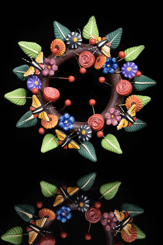 Mexican-Clay-Crown-Flowers-Butterflies
