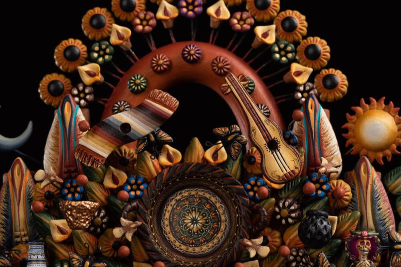 Mexican-Folk-Art-Tree-of-Life-Metepec-Pottery
