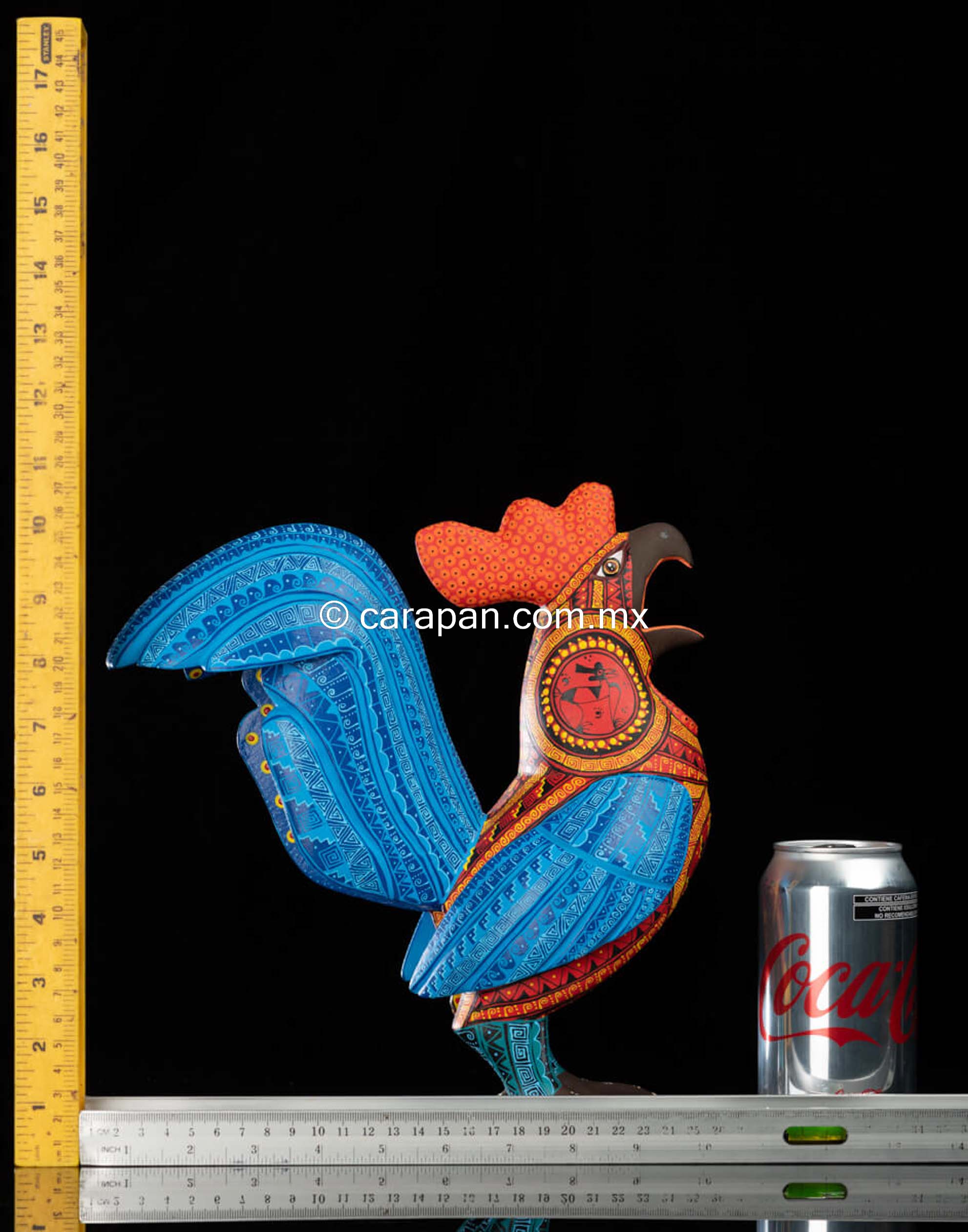 Rooster Alebrije Oaxacan Wood Carving Mexican For Art – CARAPAN