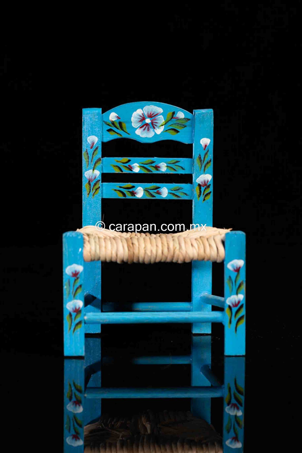 Set of 4 Miniature Wooden Chairs
