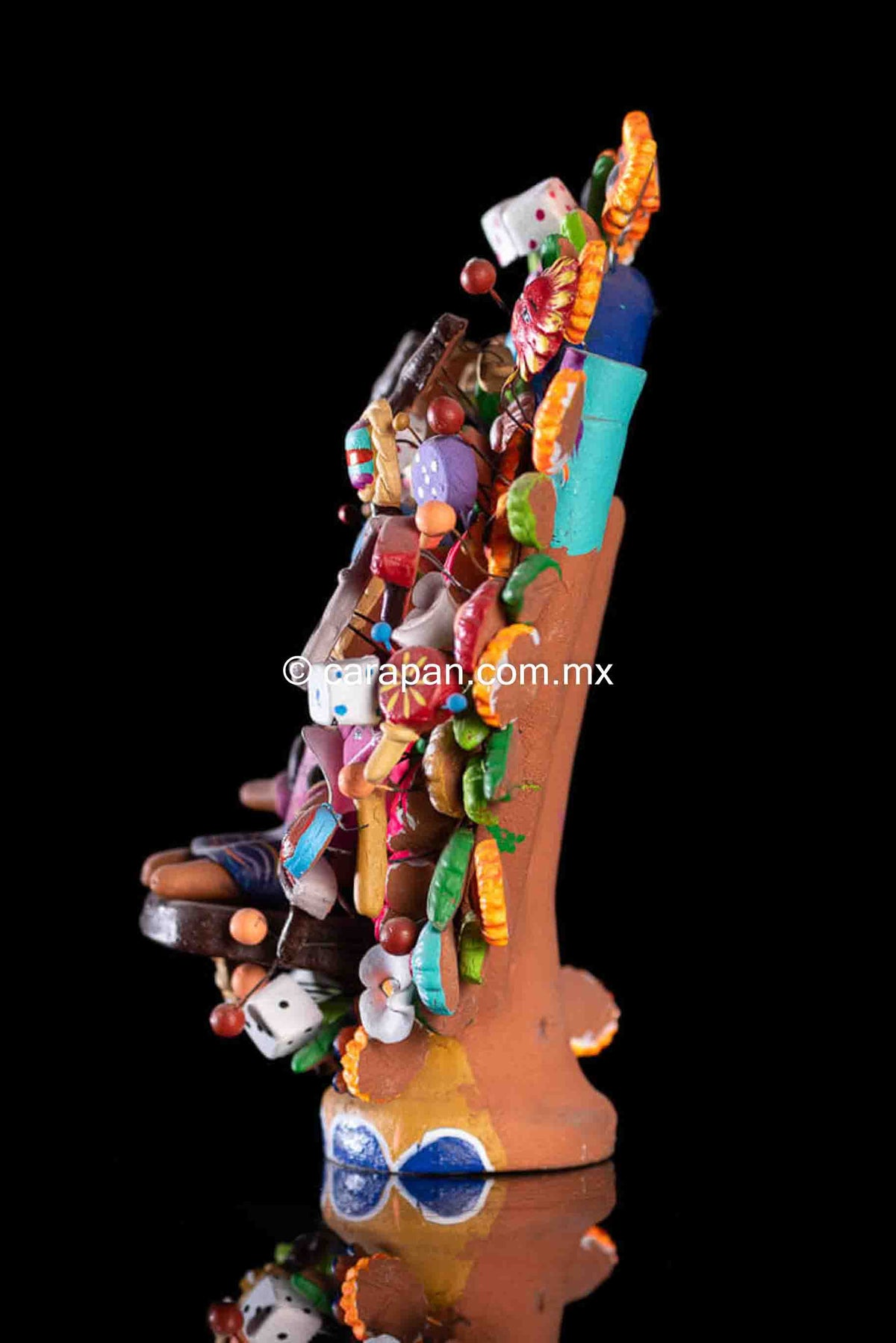 Mexican Toys Clay Tree of Life Metepec Pottery